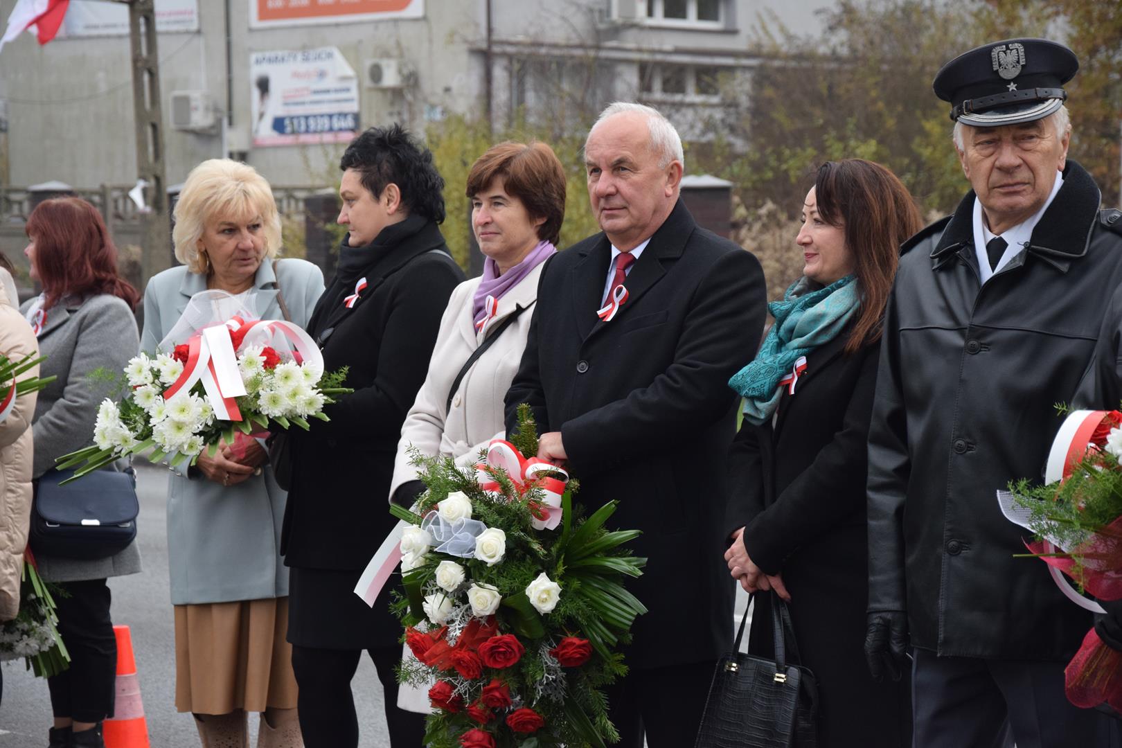 Zdjęcie przedstawia uczestników przemarszu