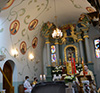 Miniatura - polichromia w kościele pw. św. Mikołaja w Targoszycach