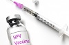 Miniatura - fiolka ze szczepionką HPV oraz strzykawka