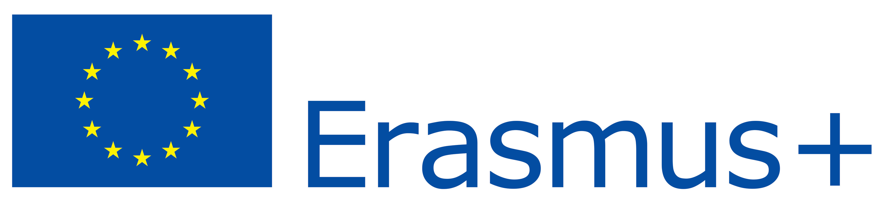 Zdjęcie przedstawia logo Erasmus