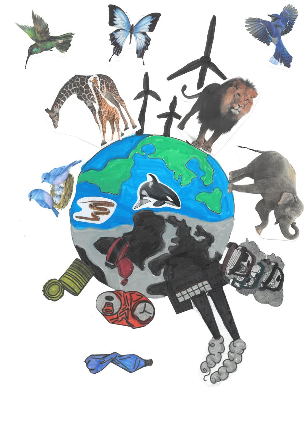 Zdjęcie przedstawiające pracę konkursową