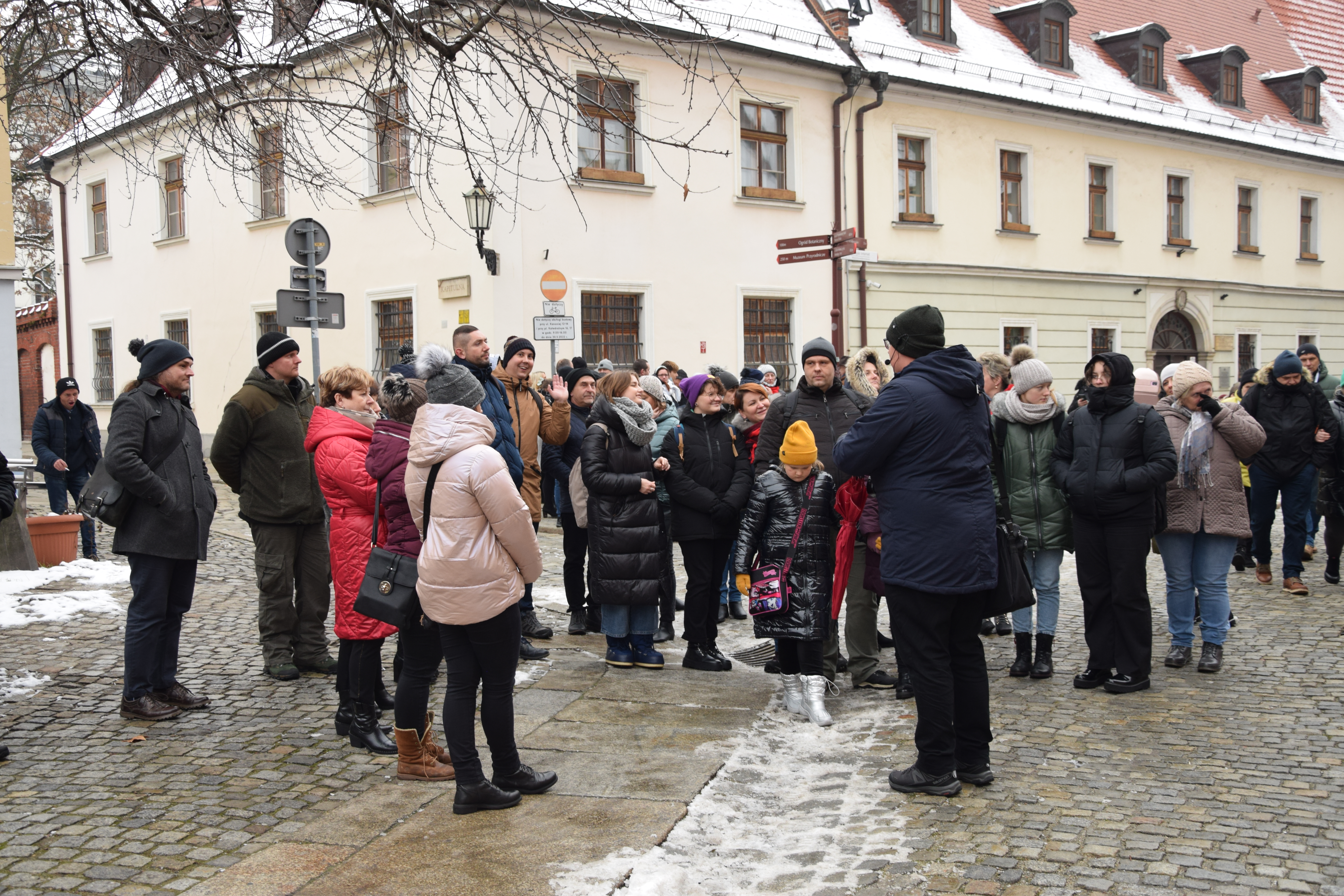 Zdjęcie uczestników wycieczki na Jarmark Bożonarodzeniowy we Wrocławiu