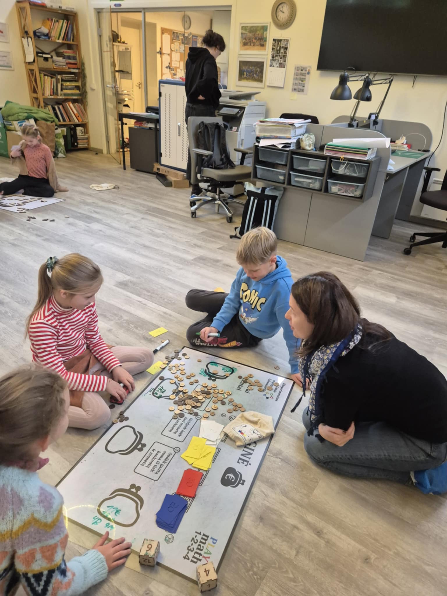 Zdjęcie przedstawia fragment zajęć edukacyjnych 