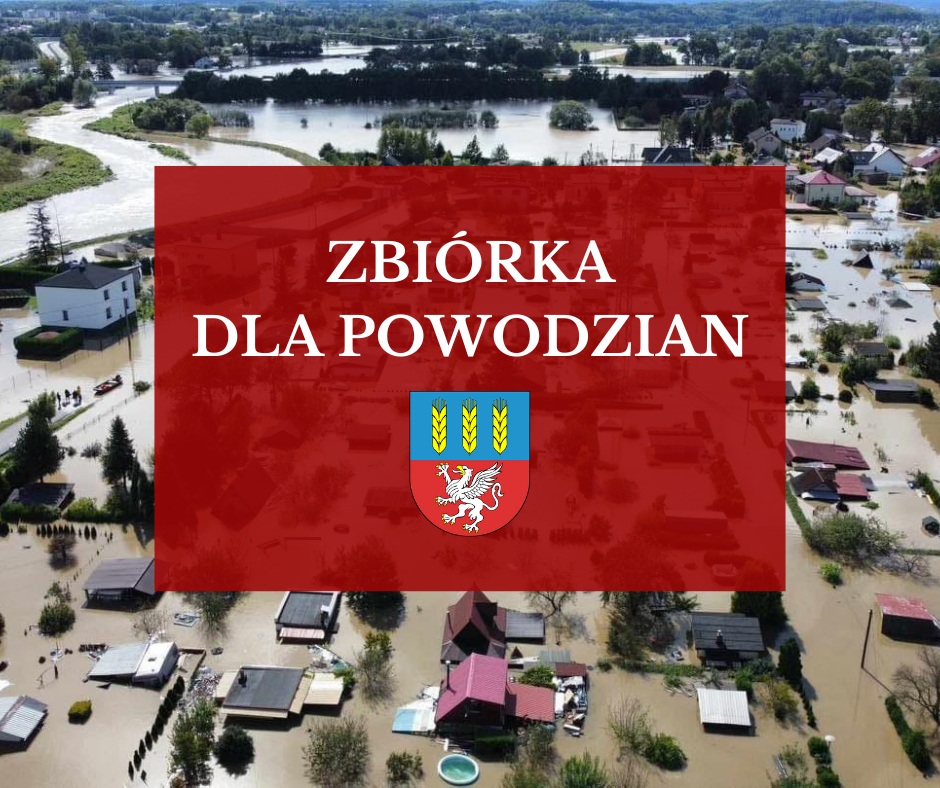 Zdjęcie przedstawia zbiórkę dla powodzian